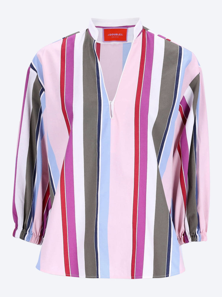 Chemise de bloc de couleur jackie 1