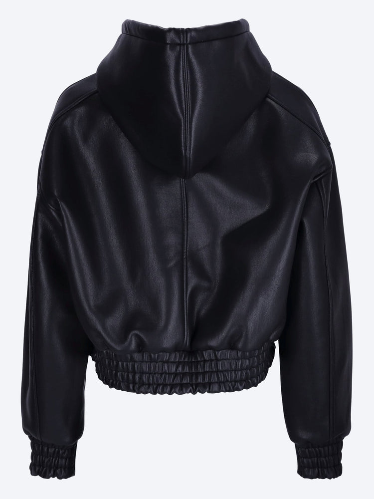 Jackson faux leather bonded bomber jacket 3