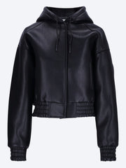 Jackson faux leather bonded bomber jacket ref: