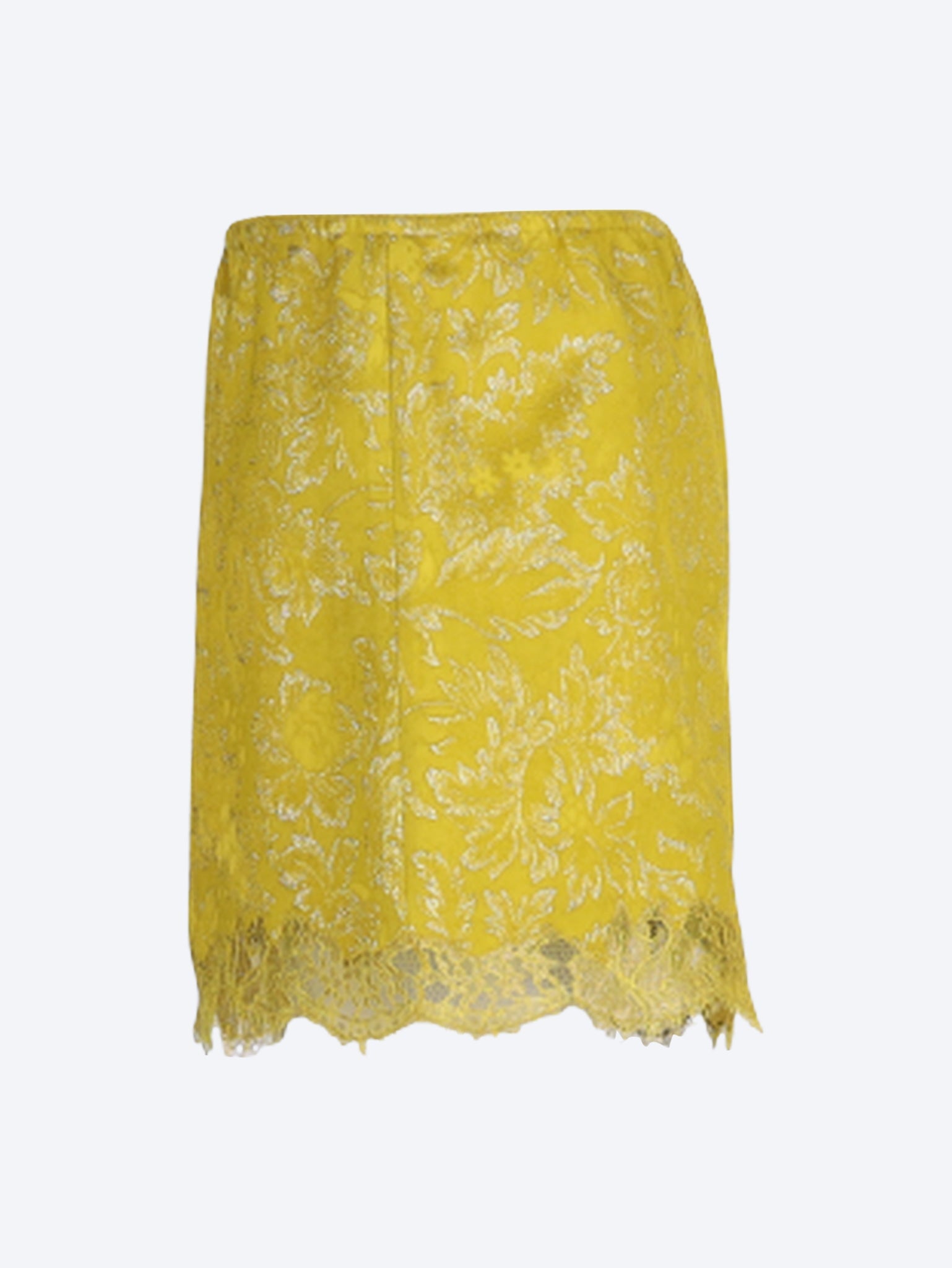 Mini-jupe baroque florale en jacquard 2