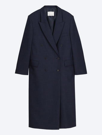 Jane plaid long coat