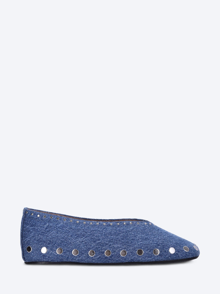 Jenny ballerina denim ballerinas 1