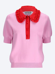 Jewelry embroidered knit polo ref: