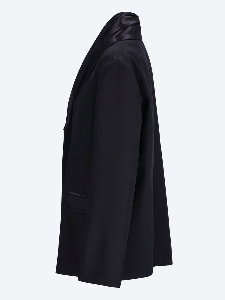 Jiha shawl-collar jacket 2