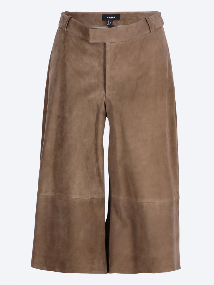 Jina lamb suede shorts 1