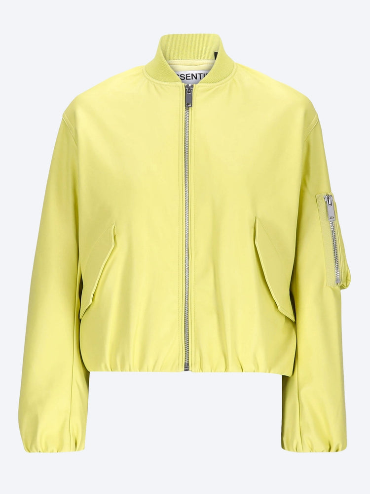 Jug faux leather bomber 1