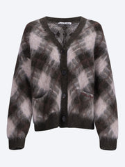 Katch-Cardigan aus Mohair mit Intarsienmuster ref: