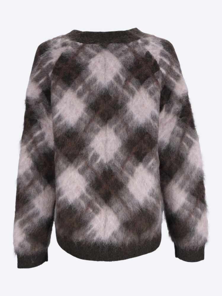 Katch-Cardigan aus Mohair mit Intarsienmuster 3