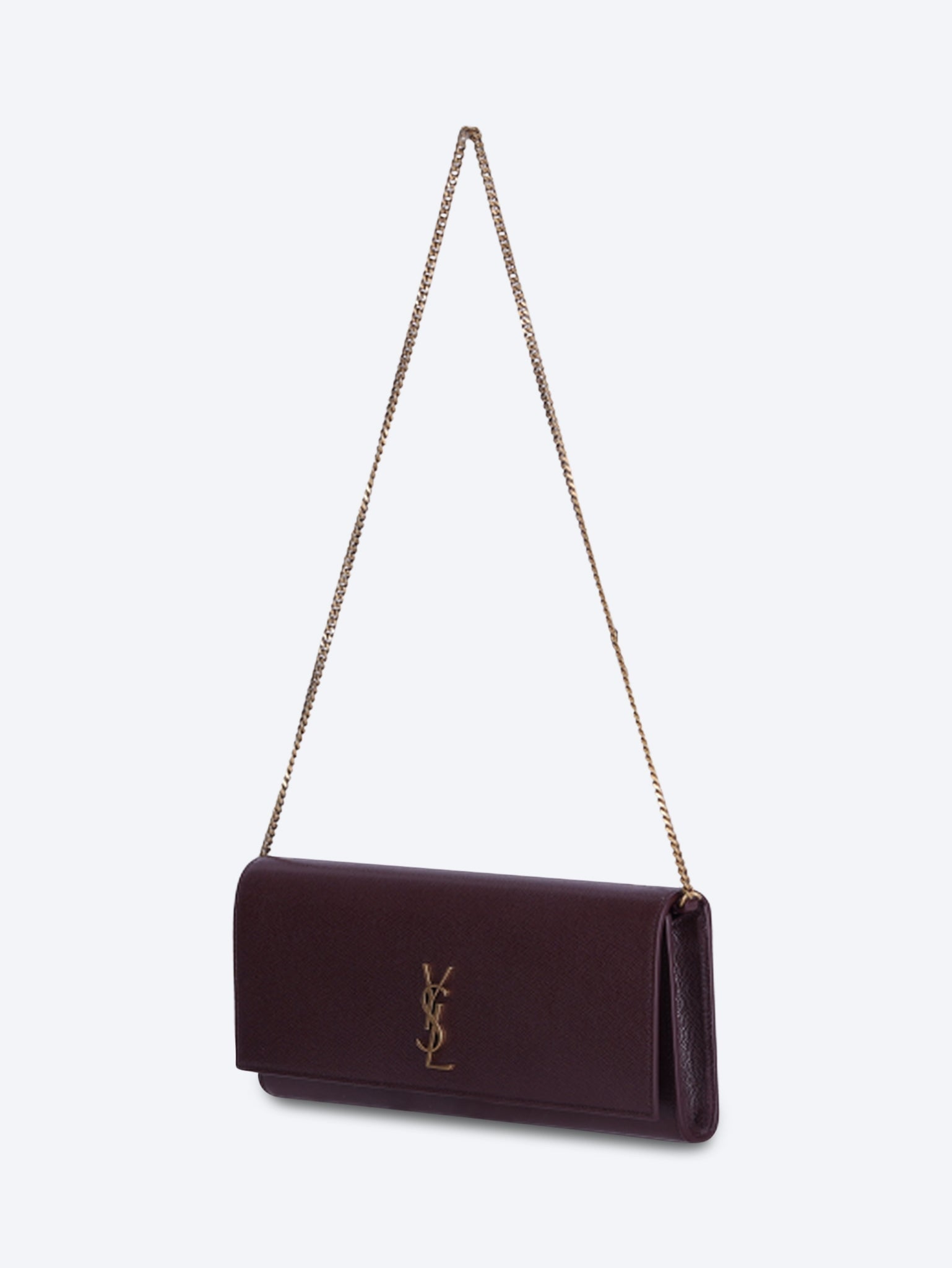Kate clutch grained leather 2