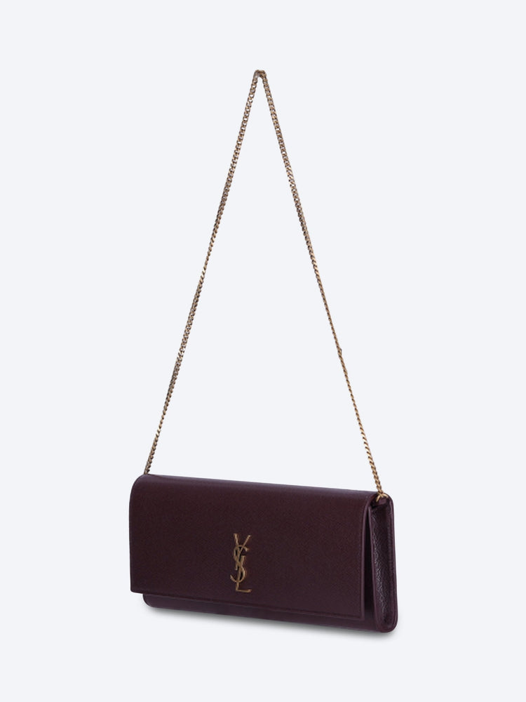 Kate clutch grained leather 2