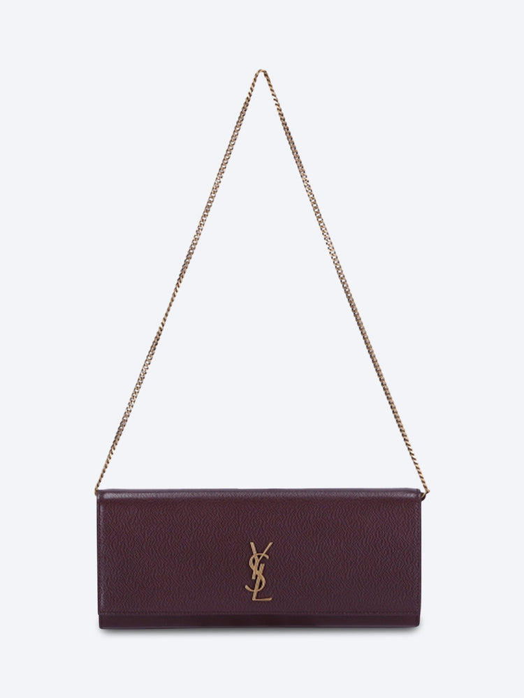 Kate clutch grained leather 1