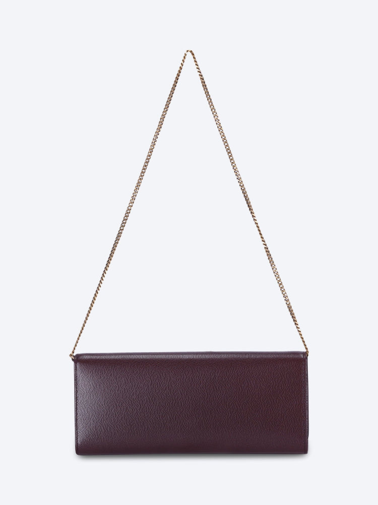 Kate-Clutch aus genarbtem Leder 4
