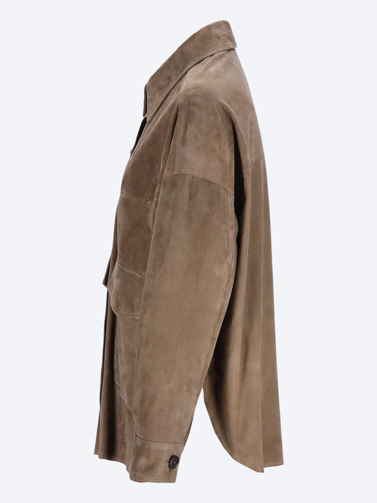 Kaylee lamb suede blouse 2
