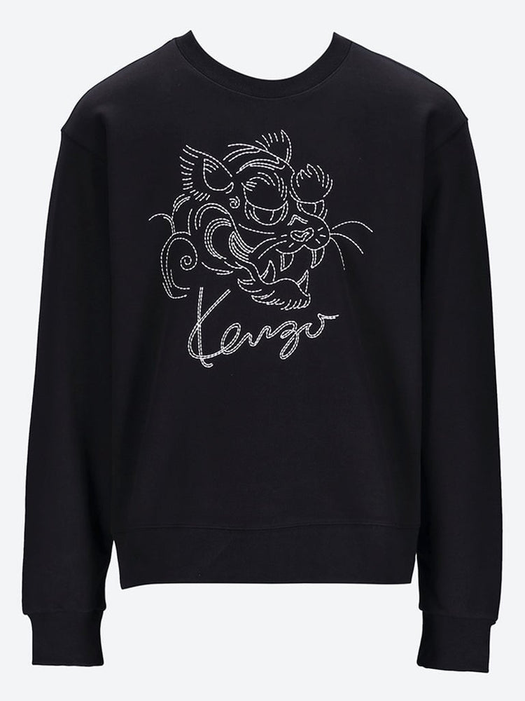 Kenzo tiger crewneck deals sweaters