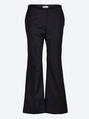 Kick flare raw-edge pants ref: