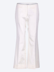 Kick flare raw-edge pants ref: