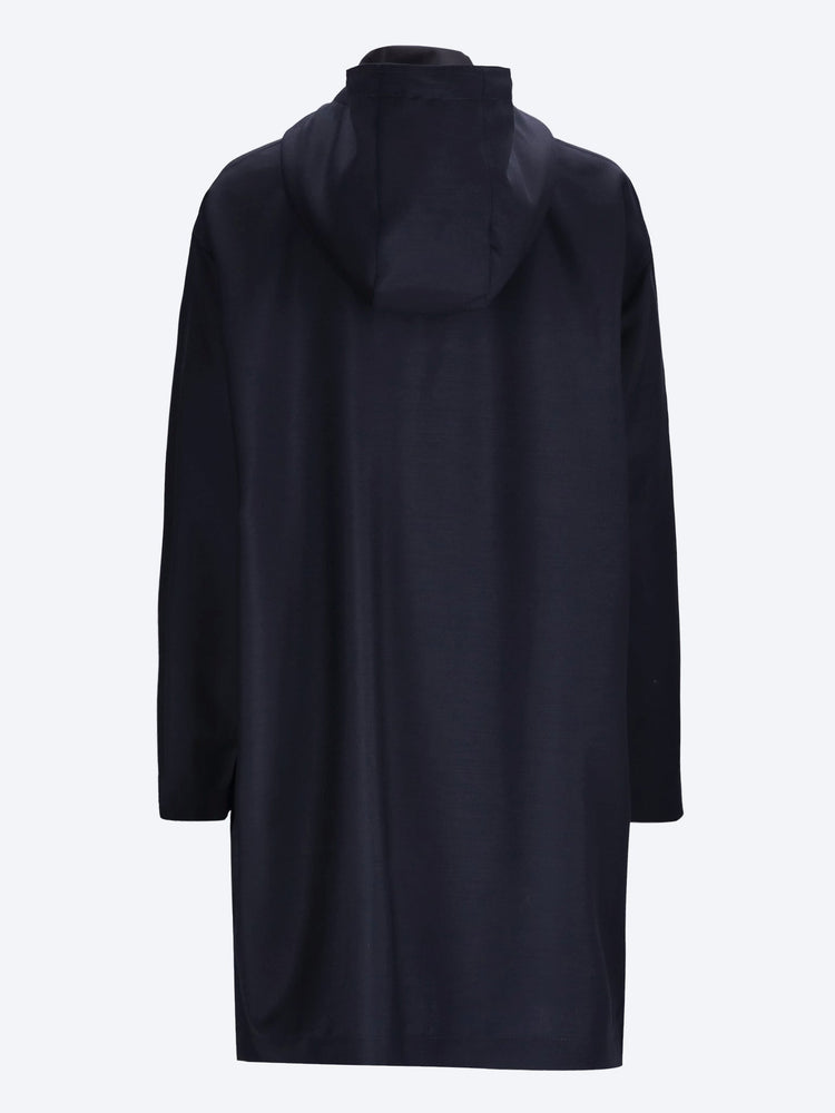 Kid mohair and re-nylon piuma coat 3