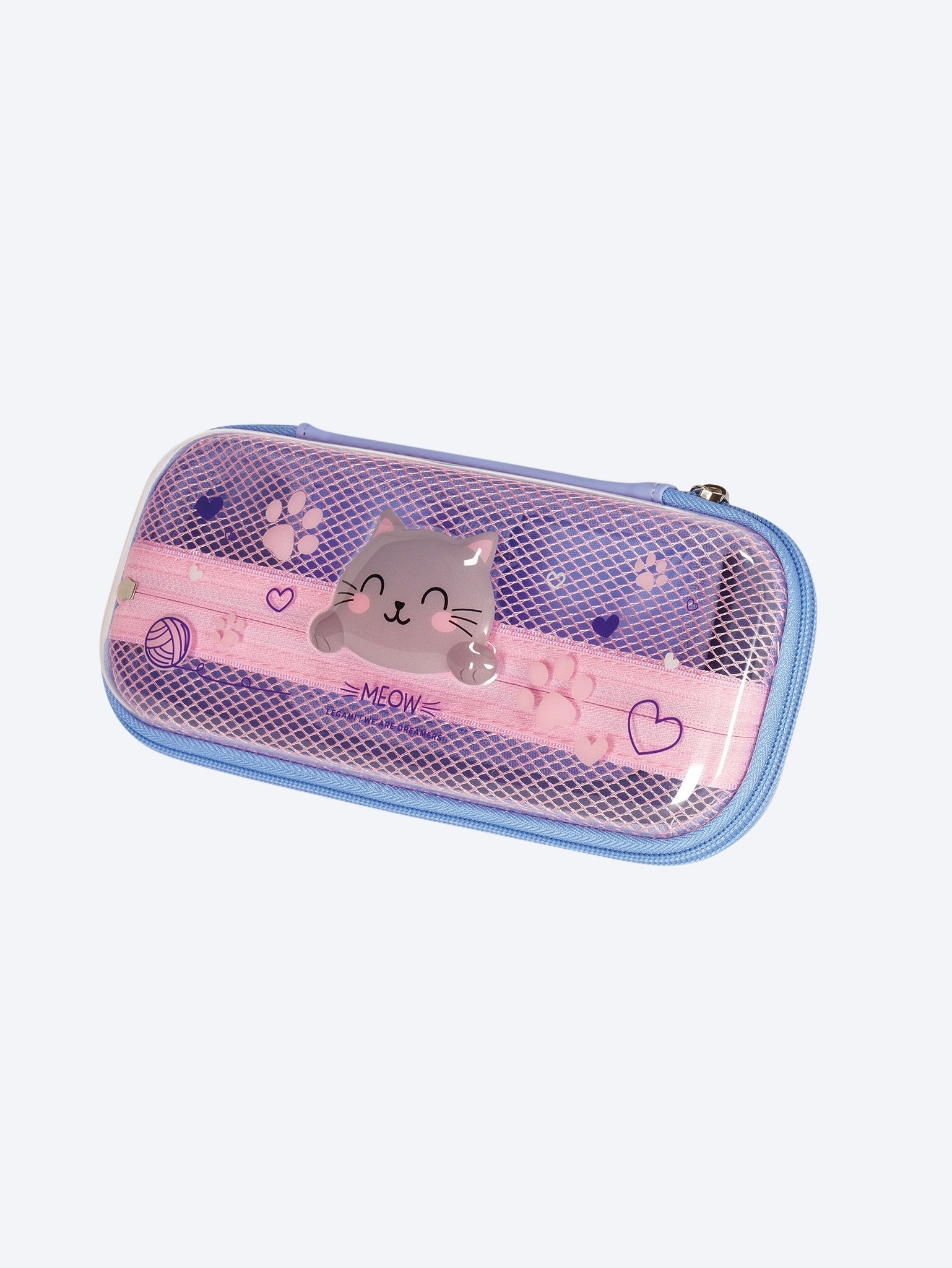 Kitty rigid transparent pencil case - wonderwow 3