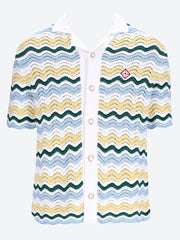 Chemise à ondes boucle en tricot ref: