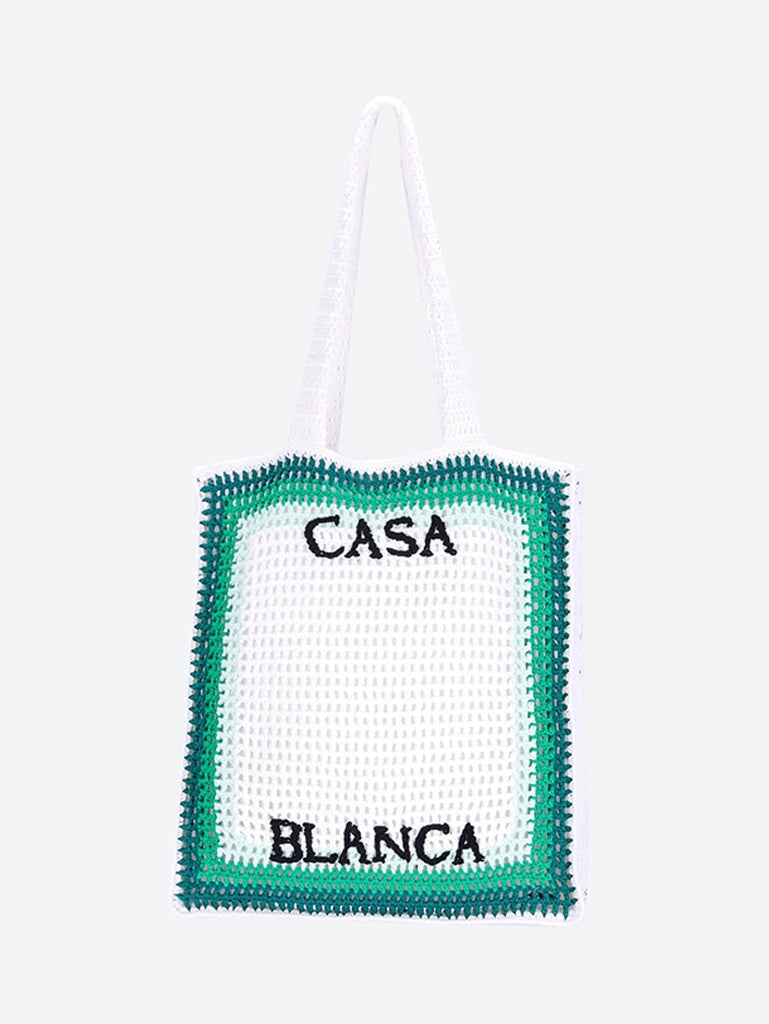 Knit cotton crochet bag 4