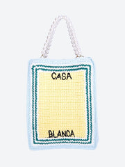 Knit cotton mini crochet bag ref: