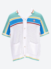 Chemise de tennis à effet de crochet en tricot ref: