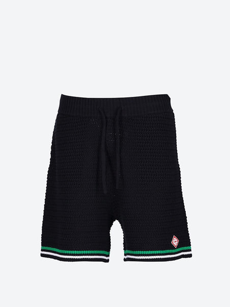 Knit tennis shorts