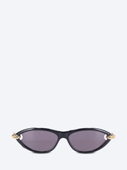 Cat-Eye-Sonnenbrille mit Knotenmuster ref: