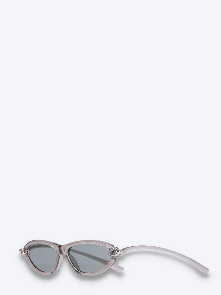 Cat-Eye-Sonnenbrille mit Knotenmuster 2