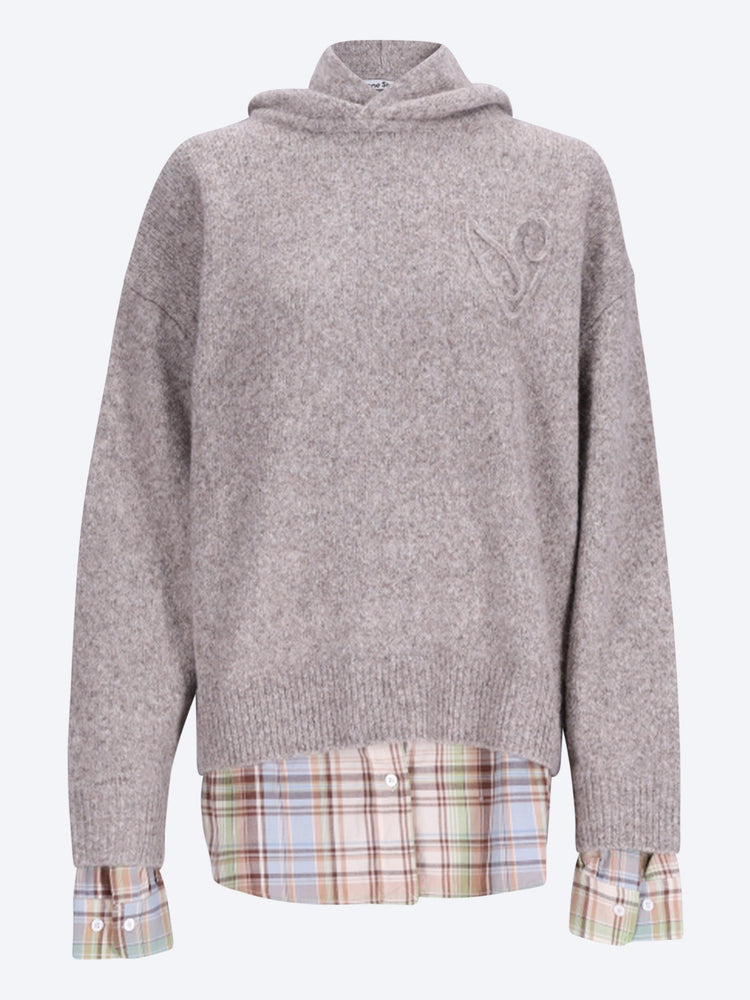 Krisp Kapuzenpullover aus Yak-Baumwollflanell 1