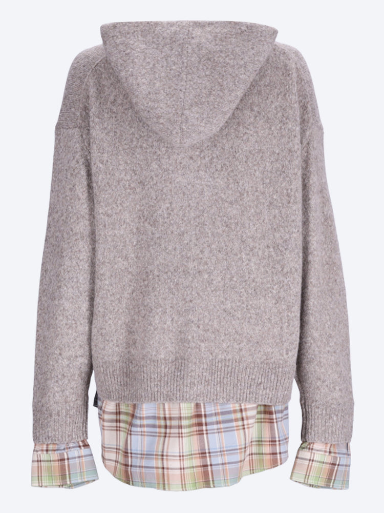 Krisp Kapuzenpullover aus Yak-Baumwollflanell 3
