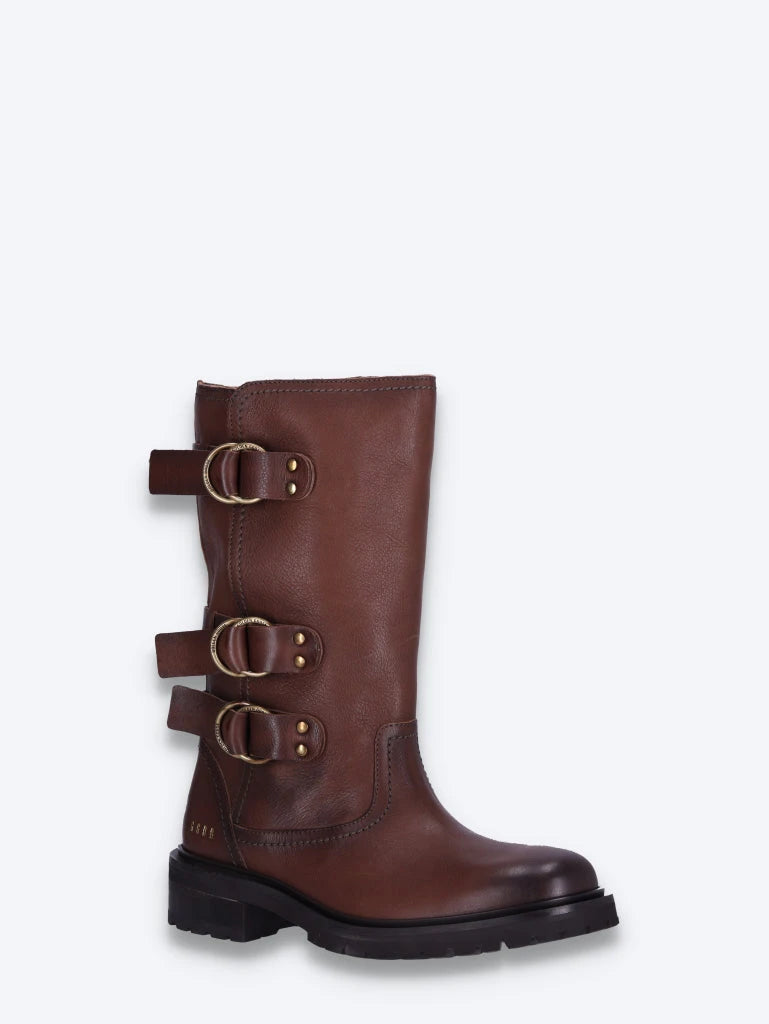 Kurt with straps leather upper sneakers 2