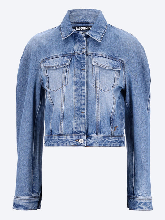  La veste de-nimes ovalo jacket WOMEN-CLOTHING JACKETS JACQUEMUS SMETS