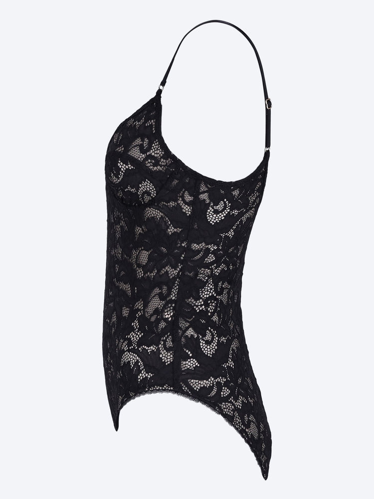 Lace sleeveless bodysuit 2