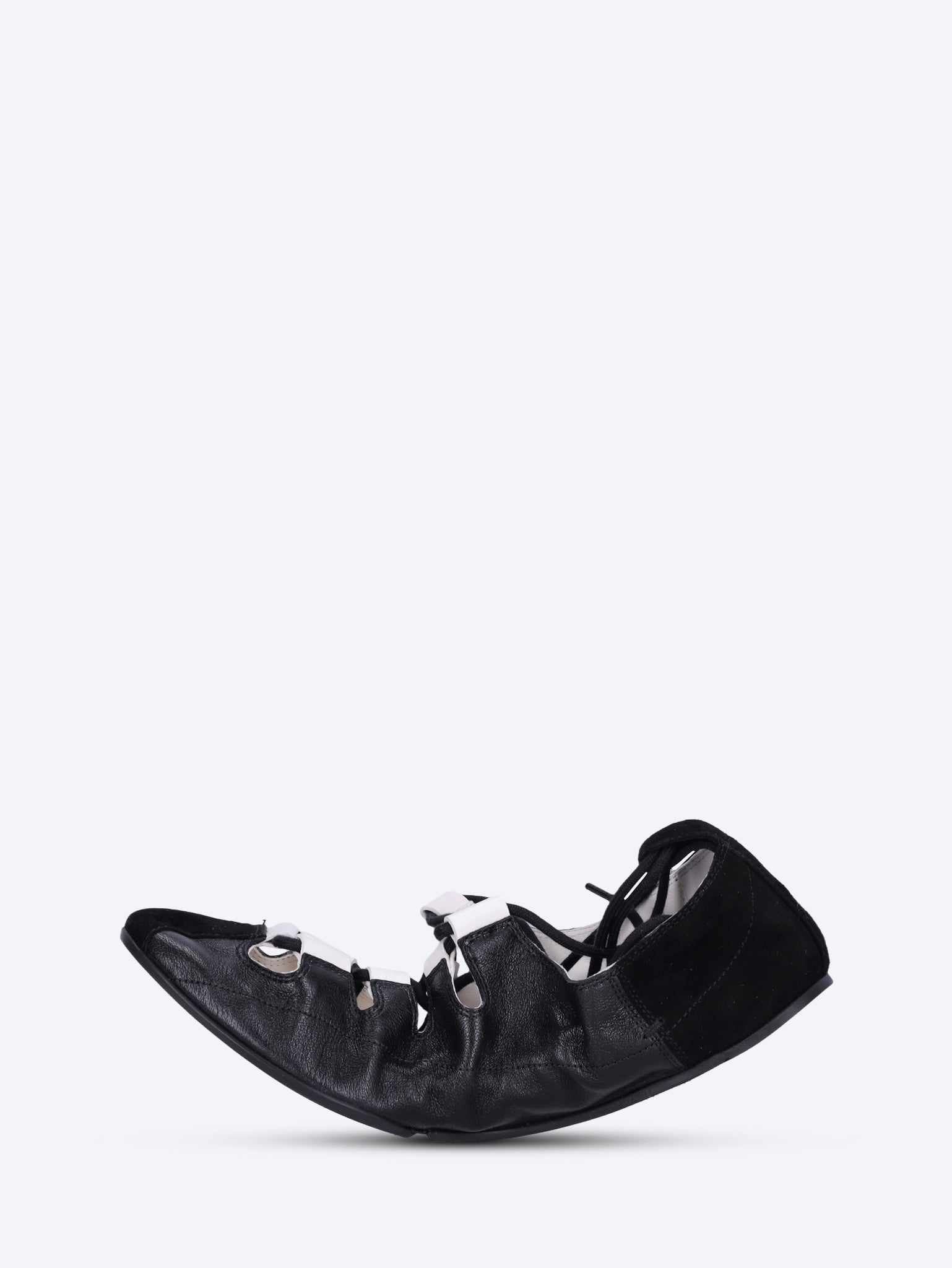 Laced flats ballerinas 4