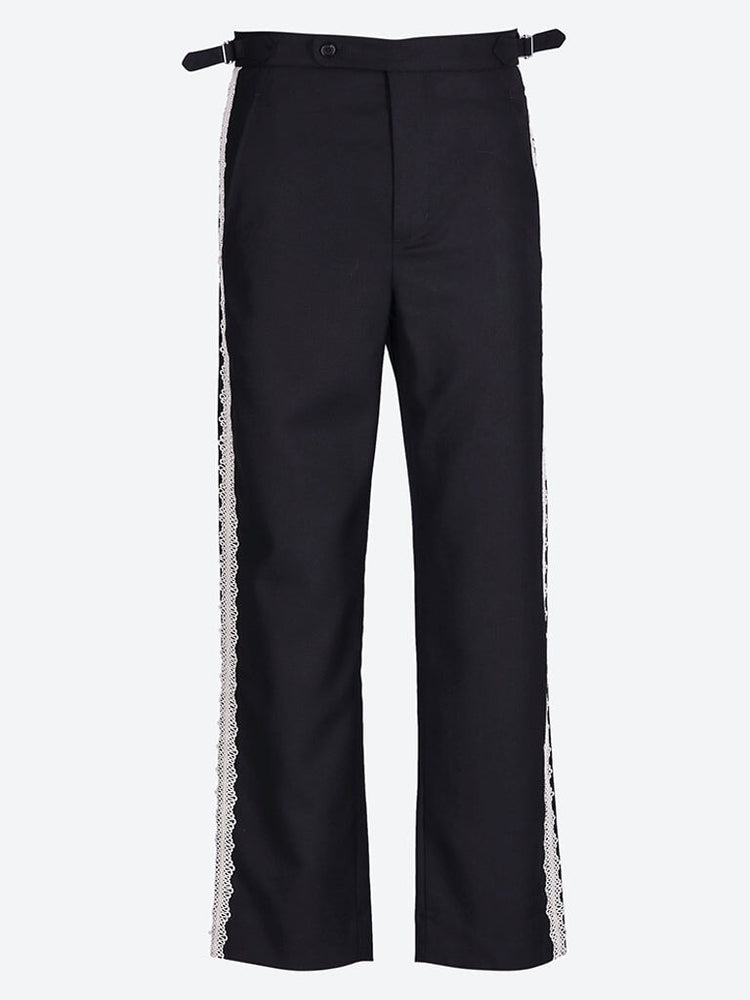 Lacework side buckle pants 1