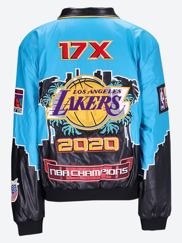 Lakers 2020 vegan jacket 3