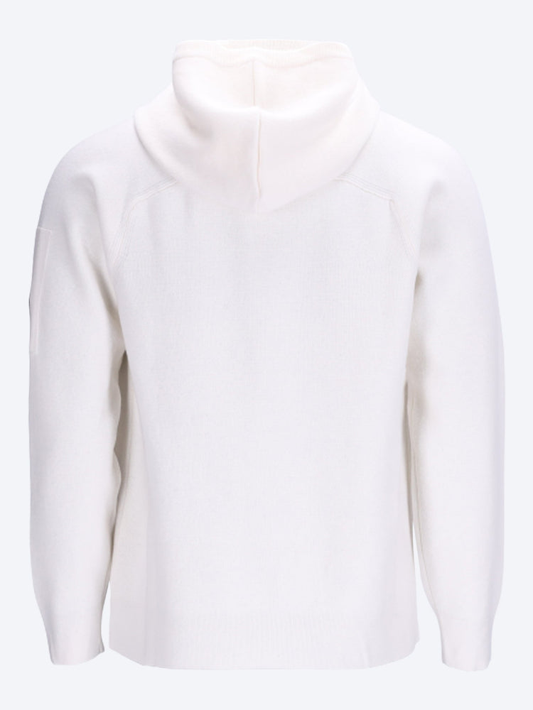 Lambswool grs knitted zipped hoodie 3