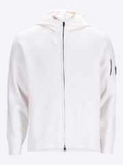 Lambswool grs knitted zipped hoodie ref: