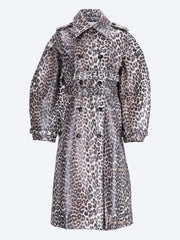Laminated cotton canvas trench coat ref: