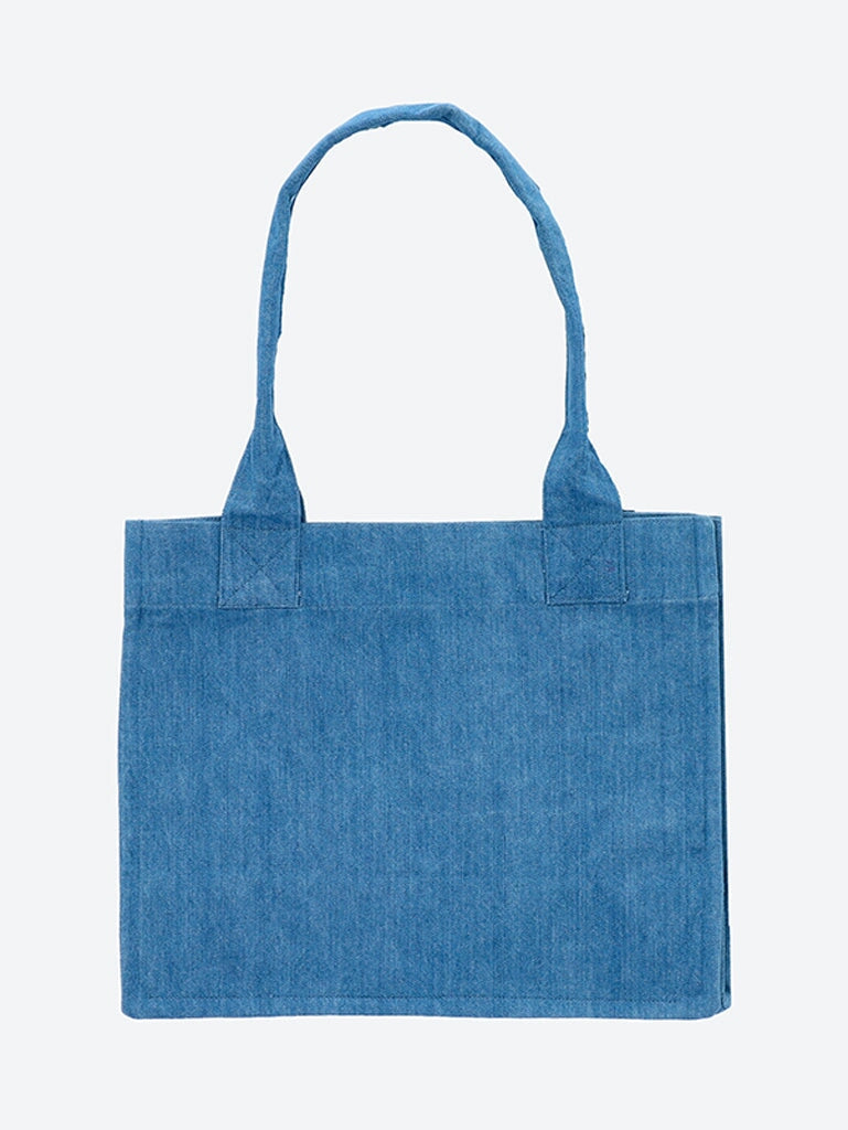 Large easy shopper denim tote bag 2