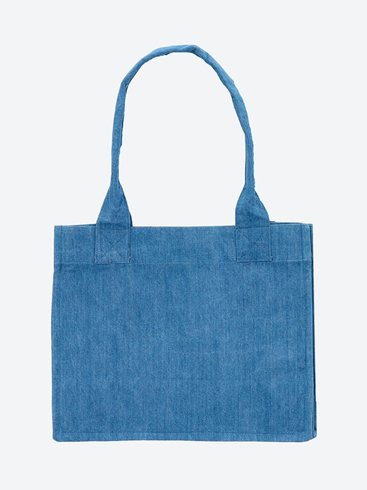 Large easy shopper denim tote bag 2