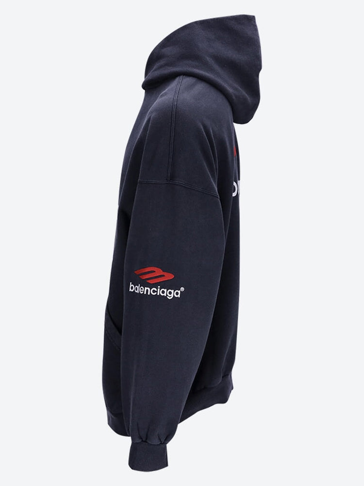 Large fit long sleeves hoodie 2