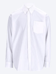 Large fit shirt with embossed ami de coeur at patch pocket ref: