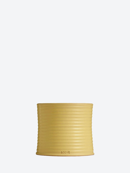 Large honeysuckle ceramic candle