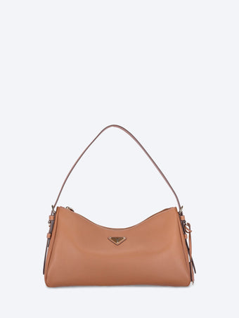 Large leather shoulder bag