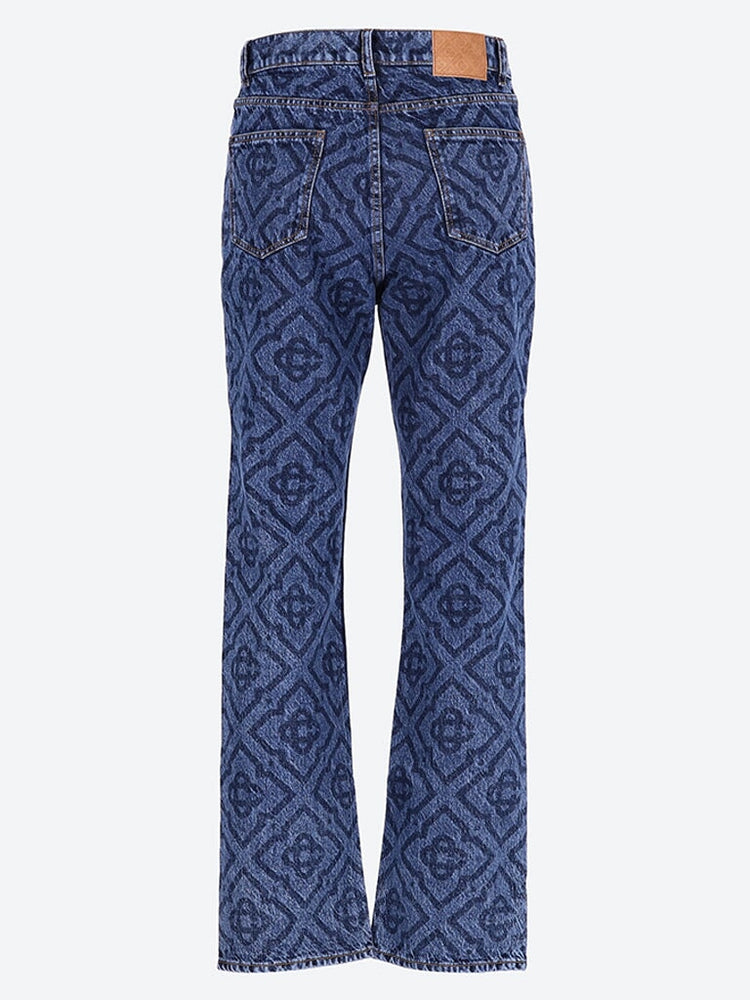 Laser print jeans 3