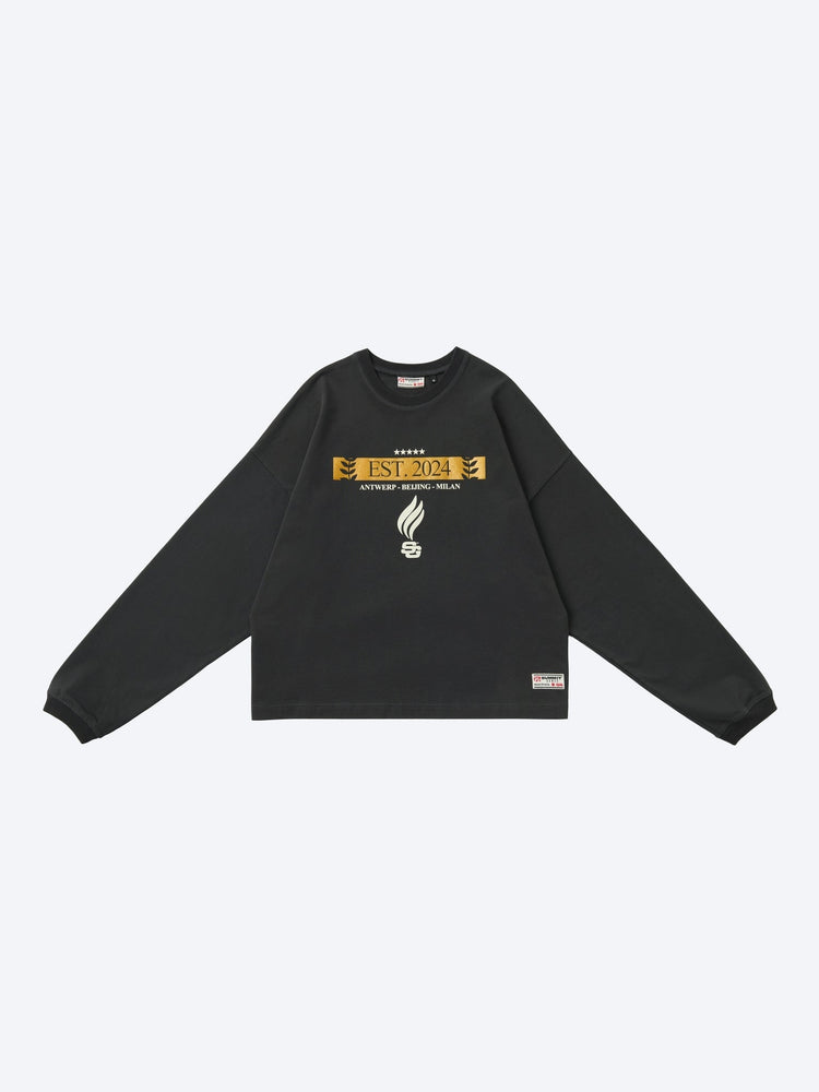 Laurel crop long sleeve t-shirt 1