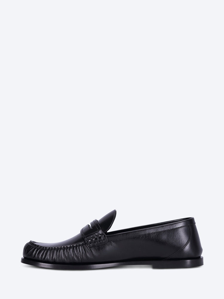 Laurent smooth leather loafers 4