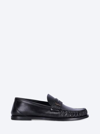 Laurent smooth leather loafers